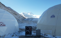 2024伟德国际1946bv官网空气能采暖机再次成功入驻海拔5200米珠峰大本营